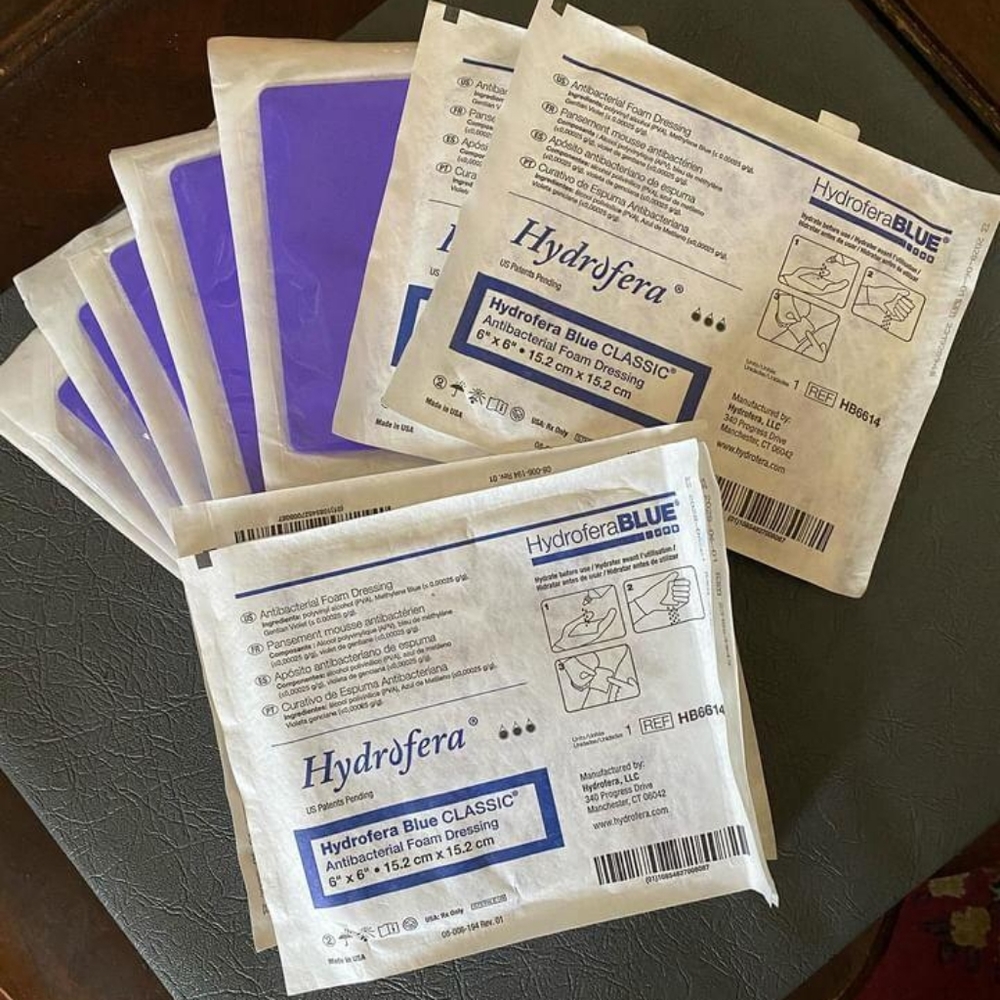 12 packs of "6x6" HYDRAFERA blue